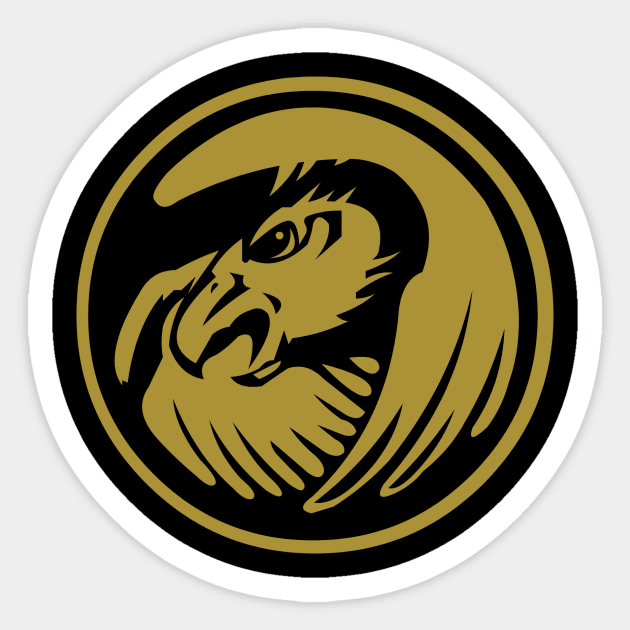 WHITE FALCON COIN Sticker by popcultchart